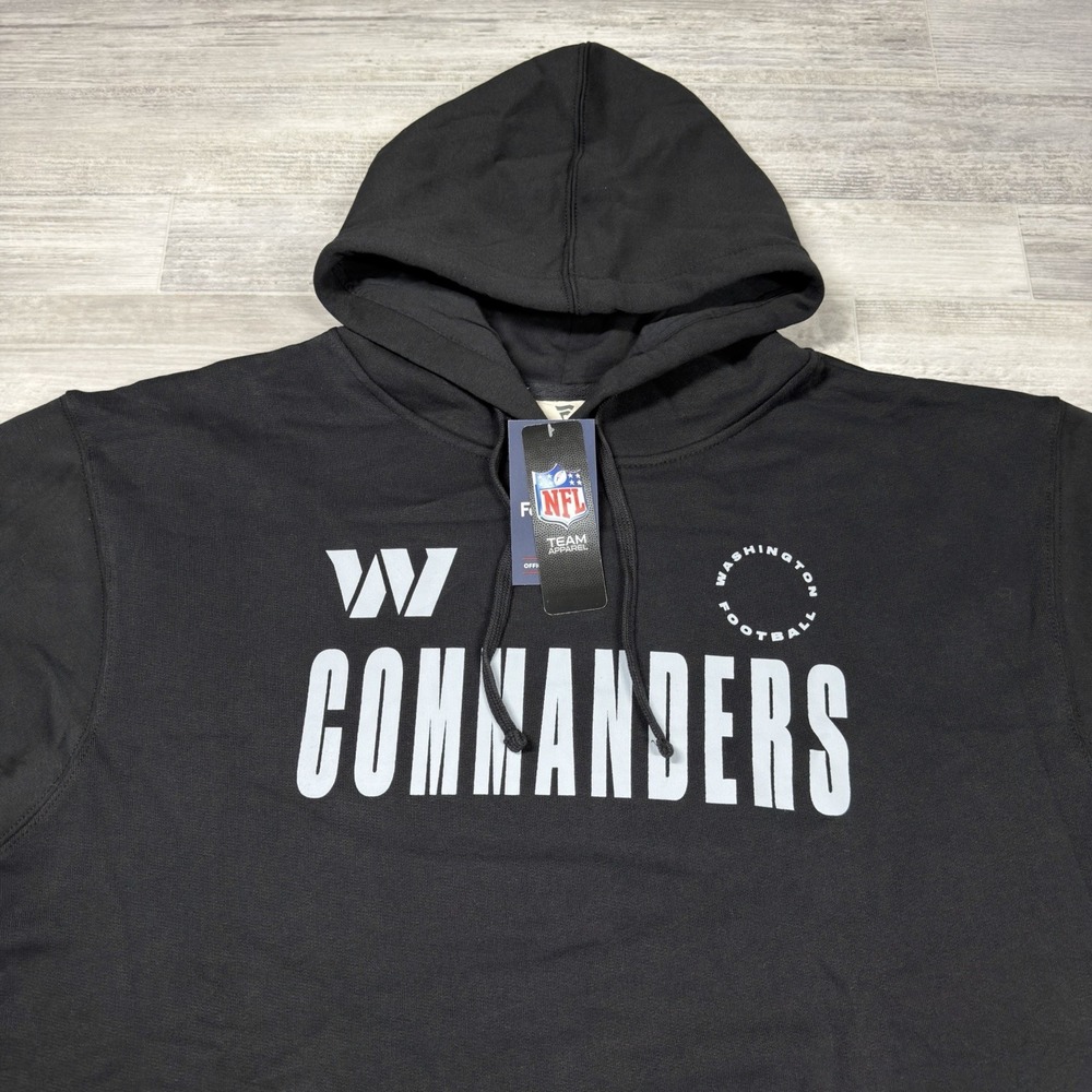 Washington Commanders Fanatics Men's XLT Black Big & Tall Chip Shot Hoodie New - Picture 6 of 7